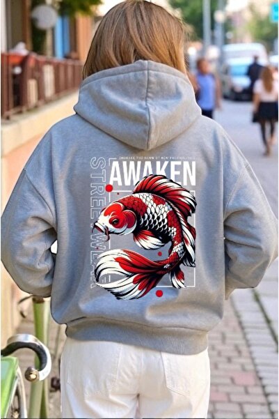 ArtYus Unisex Awaken Colorful Special cu imprimeu Cotton supradimensionat cu ...