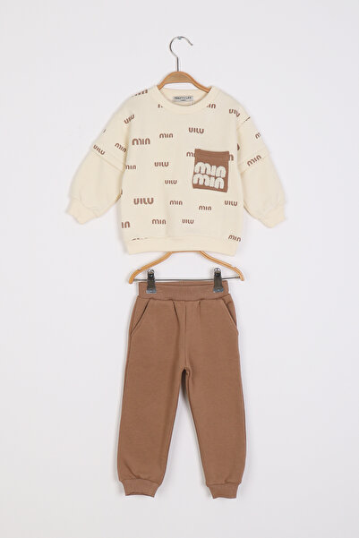 kinderos Σετ Αγόρι MinMin Κεντημένο Χοντρό Σετ 2 τεμαχίων - 2303