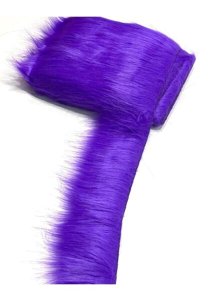 karantuhafiye Γούνινη Λωρίδα / 5 εκ. / 1 Μέτρο / Μωβ