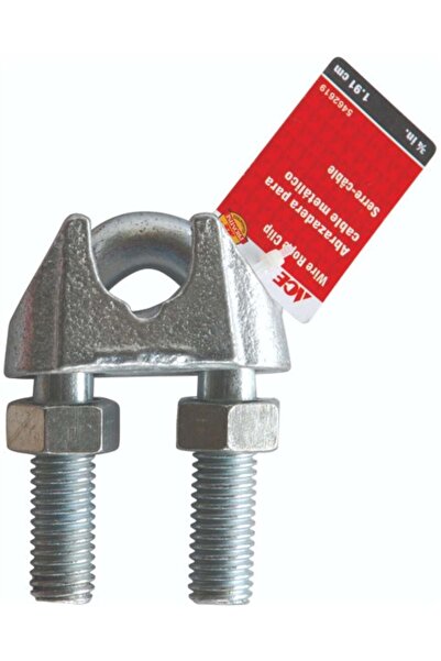 ACE مشبك حبل سلكي فضي 1.91 سم