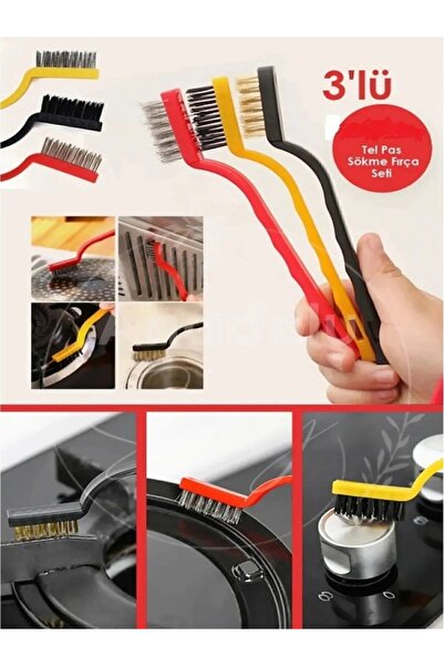 Tasarım Evi 3 Adet Ocak Fırın Mangal Izgara Airfryer Temizliği Tel Pas Sökme ...