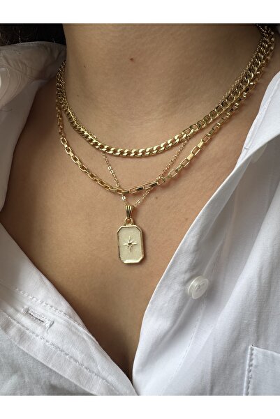 M Miel Polar Star Chain 3-Piece Combination Necklace