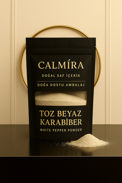 CALMİRA Beyaz Biber Toz 65 g (Karabiber Beyaz) White Pepper Powder