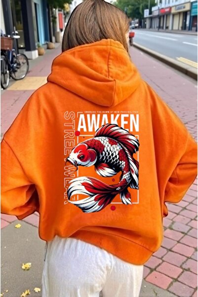 ArtYus Unisex Awaken Colorful Special cu imprimeu Cotton supradimensionat cu ...