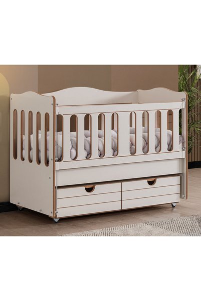 Coccinella Lina Mdf Lam Natural Beşik