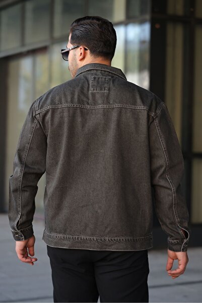 LTC Jeans Ανδρικό τζιν μπουφάν με κουμπιά σε καφέ χρώμα