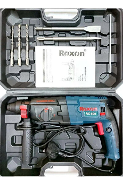 Roxan مثقاب مطرقة دوارة 800 واط متعدد الألوان 28 مم