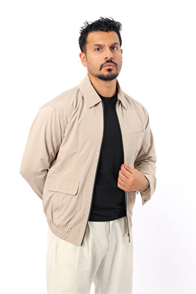 Rodrigo Men's Sports Seasonal Lined Waterproof Windproof Raincoat with Pockets and Zipper