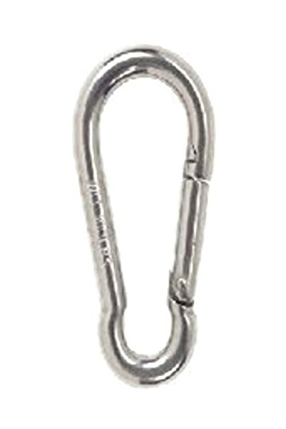 ACE Stainless Steel Spring Snap Clip Silver 2-3/8 Inch