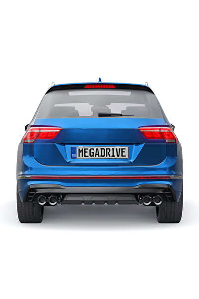 Mega Drive Suport Numar InmatriculareFara Rame Set 4 Buc (Fata + Spate) Trans...