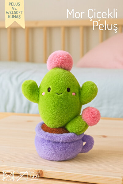 Nandy Home Cactus Potted Plush Toy – Children's Room Decor and Toy