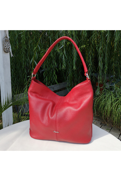 MCLEATHER.RO Genuine leather bag – Florina Red