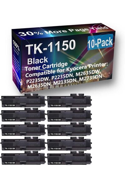 KYOCERA M2135DN, M2735DN TK-1150 TONER 10ADET/YADE TONER
