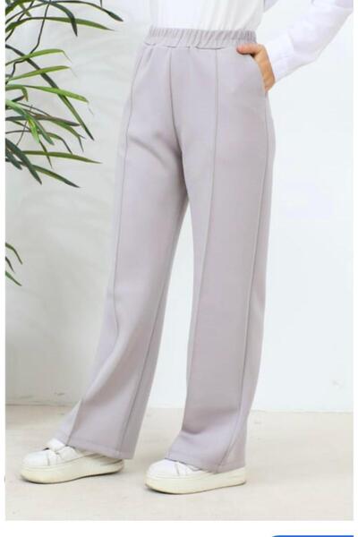 Azra vvear kadın önden dikişli çimalı scuba pantolon