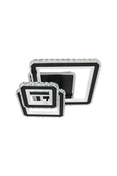 Alessandro DESIGN Lampă de tavan LED LEILA 154W – 3 pătrate, telecomandă, lum...