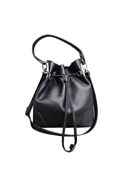 MCLEATHER.RO Geantă din piele naturala - Geantă BUcket Bag MC 27