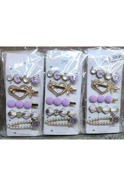 Vi Caro 5-dijelni stilski poklon sa žičanom kopčom, elegantne ukosnice za ven...