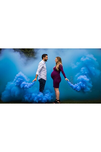 Eros Party Bebek Cinsiyeti Belirleme Partisi Cinsiyet Belirleme mavi Duman Bo...