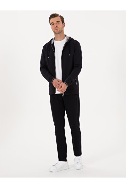 Cacharel Lacivert Slim Fit Paçası Düz Eşofman Altı 50314478-VR033