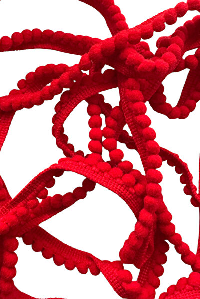 Kalben Kumaş شريط ميني بومبوم - 5 أمتار