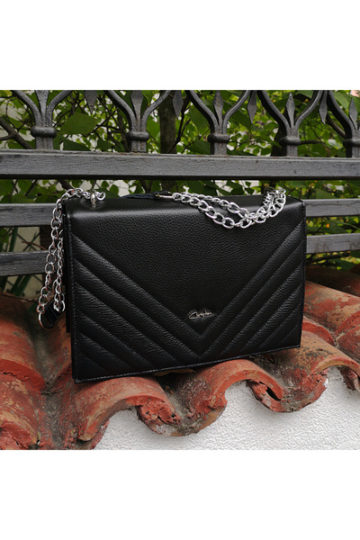 MCLEATHER.RO Geanta dama din piele naturala - Monaco Negru