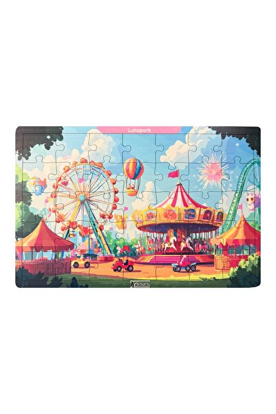 KESKİN COLOR Eğitici Ahşap Çocuk Puzzle 35 Parça - 3 Yaş Üzeri - 1 Adet - 20x...