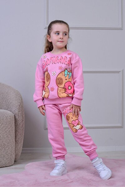ÖRZİ Kids Set de trening pentru fete cu imprimeu de iarnă 3-10