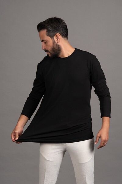 Paul Martin Regular Fit Crew Neck Rayon Fabric Full Lycra Long Sleeve Sweatshirt