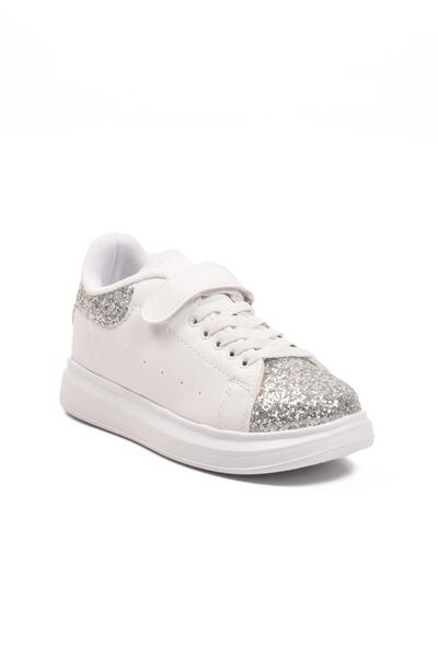 WALKWAY 2540-K F White Glitter Children's Sports Shoes