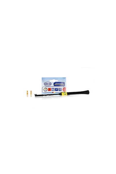 ALCA Antena Auto Exterior Neagra 23Cm Cu 2 Adaptoare (5-6Mm)
