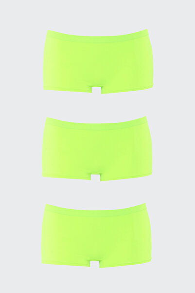 NBB Green Seamless 3-Piece Mesh Shorts Panties