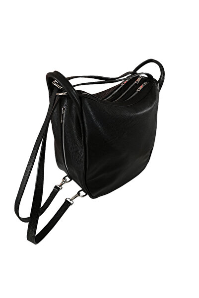 MCLEATHER.RO Geantă din piele pentru femei - Big Bag Negru