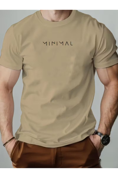 LAVİTTA Men's Minimal Printed T-Shirt