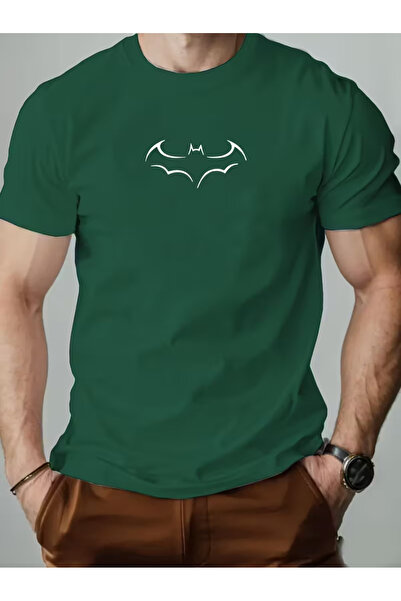 LAVİTTA Men's Batman Logo T-Shirt