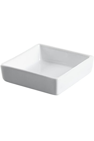 REFAN Set of 3 porcelain square baking trays, sizes 23cm/25cm/27cm