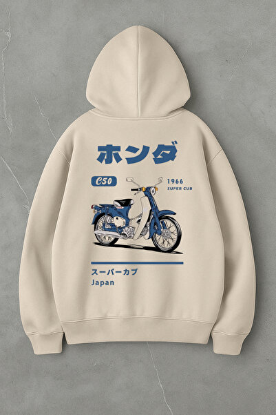 LORVEX Swea tricou unisex supradimensionat cu imprimeu Blue Motor