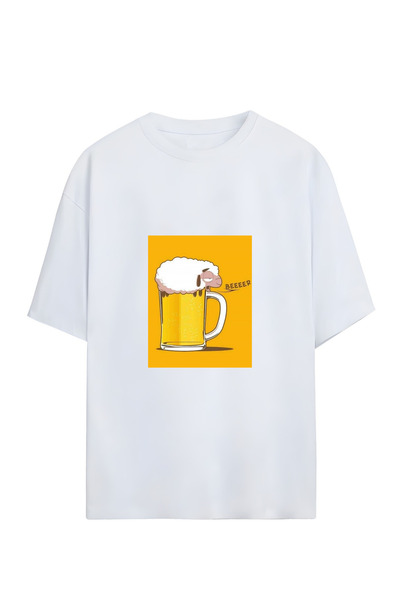 GraffTee تي شيرت قطني كبير الحجم للجنسين من SHEEP