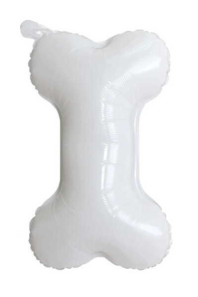kidspartim Bone Foil Balloon White 64 cm