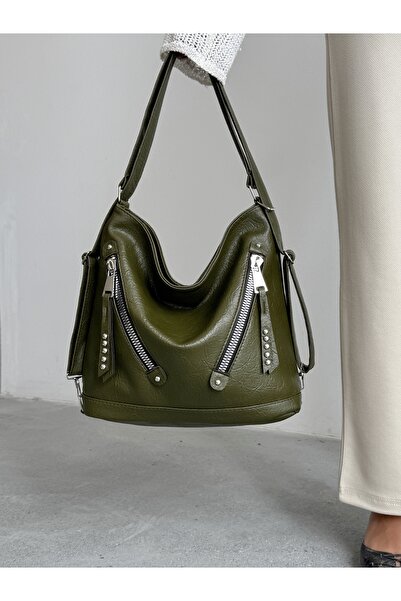 KIRASE ΝΕΑ ΠΟΙΟΤΗΤΑ ΜΑΛΑΚΟ ΔΕΡΜΑΤΙΝΟ ΤΣΑΝΤΑ ΠΛΑΤΗΣ ΚΑΙ ΤΣΑΝΤΑ ΏΜΟΥ ΜΕΓΑΛΟΥ ΜΕΓΕΘΟΥΣ ΠΟΛΛΑΠΛΩΝ ΔΙΑΤΑΞΗΩΝ