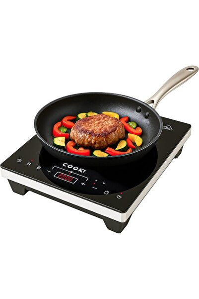 COOK-IT Επαγωγική εστία COOK-IT, 2000W, 1 ζώνη, 10 επίπεδα ισχύος