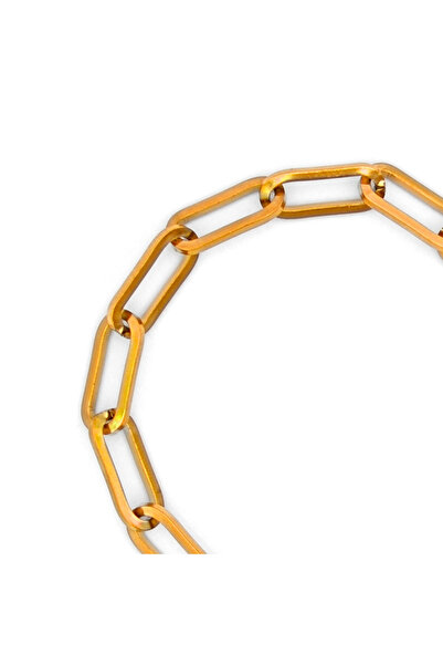 IMMACULATI Brățară Baddie din oțel inoxidabil placată cu aur de 18k, impermea...