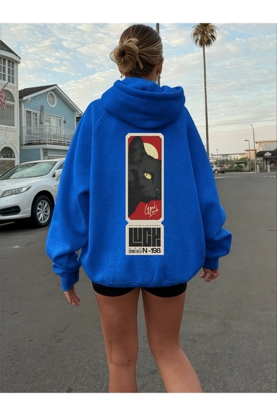 ArtYus Unisex pisică Laugh Colorful Special cu imprimeu Bumbac supradimension...