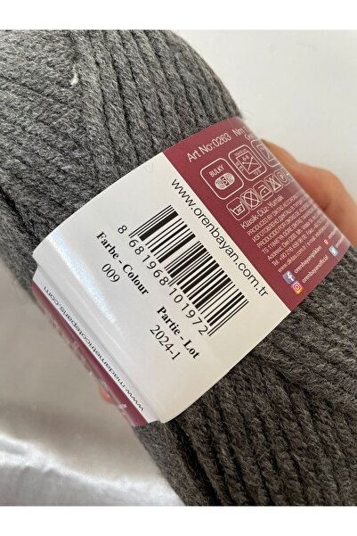 Ören Bayan TANJA ÖRGÜ İPİ- 009 LOT 2024-1/ 1 ADET FİYATIDIR