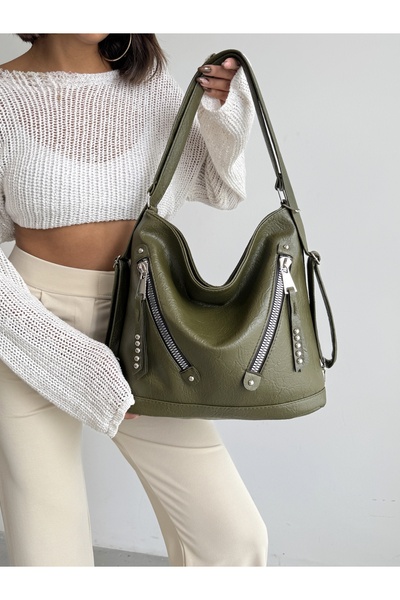 KIRASE ΝΕΑ ΠΟΙΟΤΗΤΑ ΜΑΛΑΚΟ ΔΕΡΜΑΤΙΝΟ ΤΣΑΝΤΑ ΠΛΑΤΗΣ ΚΑΙ ΤΣΑΝΤΑ ΏΜΟΥ ΜΕΓΑΛΟΥ ΜΕΓΕΘΟΥΣ ΠΟΛΛΑΠΛΩΝ ΔΙΑΤΑΞΗΩΝ