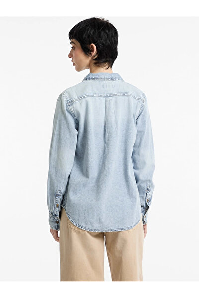 Guess Gj Regular Kadın Çok Renkli Denim Gömlek W5RH37D5M83-GJRV