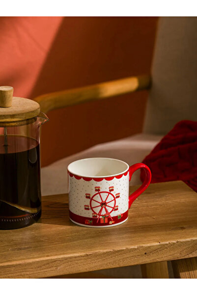 LC Waikiki Lcw Home Mixed Christmas Themed Porcelain Mug 355 ml