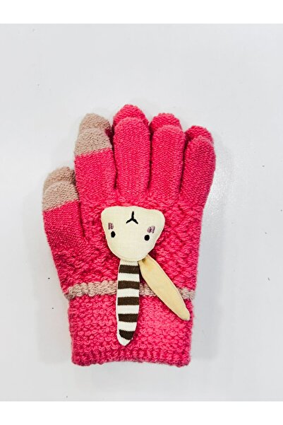 Kitti 3-6 Years Old Girls Kindergarten Knitted Gloves