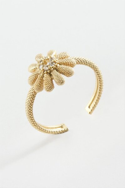 nolva Flower Stone Ring