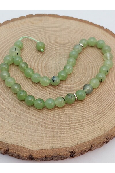 Yasamtohumu Prehnit (Prinayt) Pietra 33 Special Design Mătănii 8mm (53076)