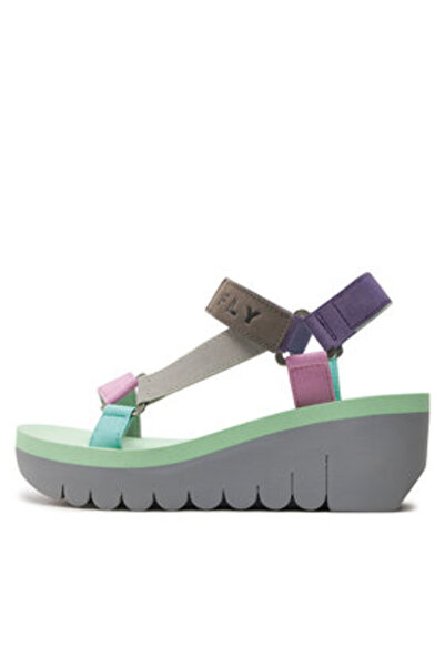 Fly London Γυναικεία Σανδάλια YEFA726FLY Γκρι